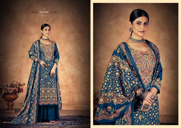 Romani Kashmiri Kali Exclusive Pashmina Dress Material Collection